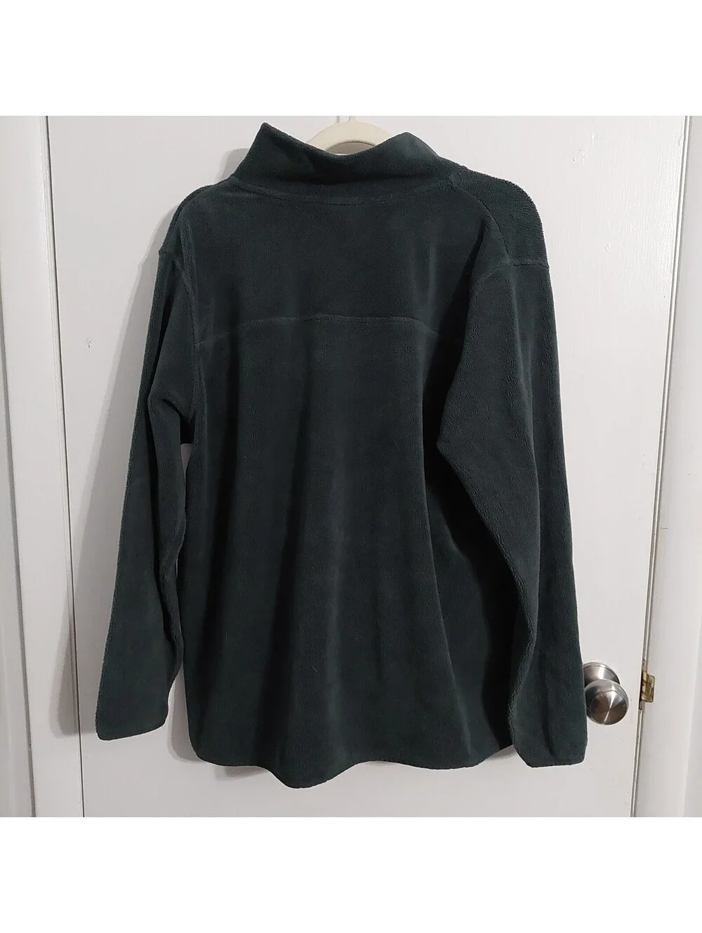 32 Degrees Heat Men's XL Black Fleece Pullover with Snap Button Collar and Chest
